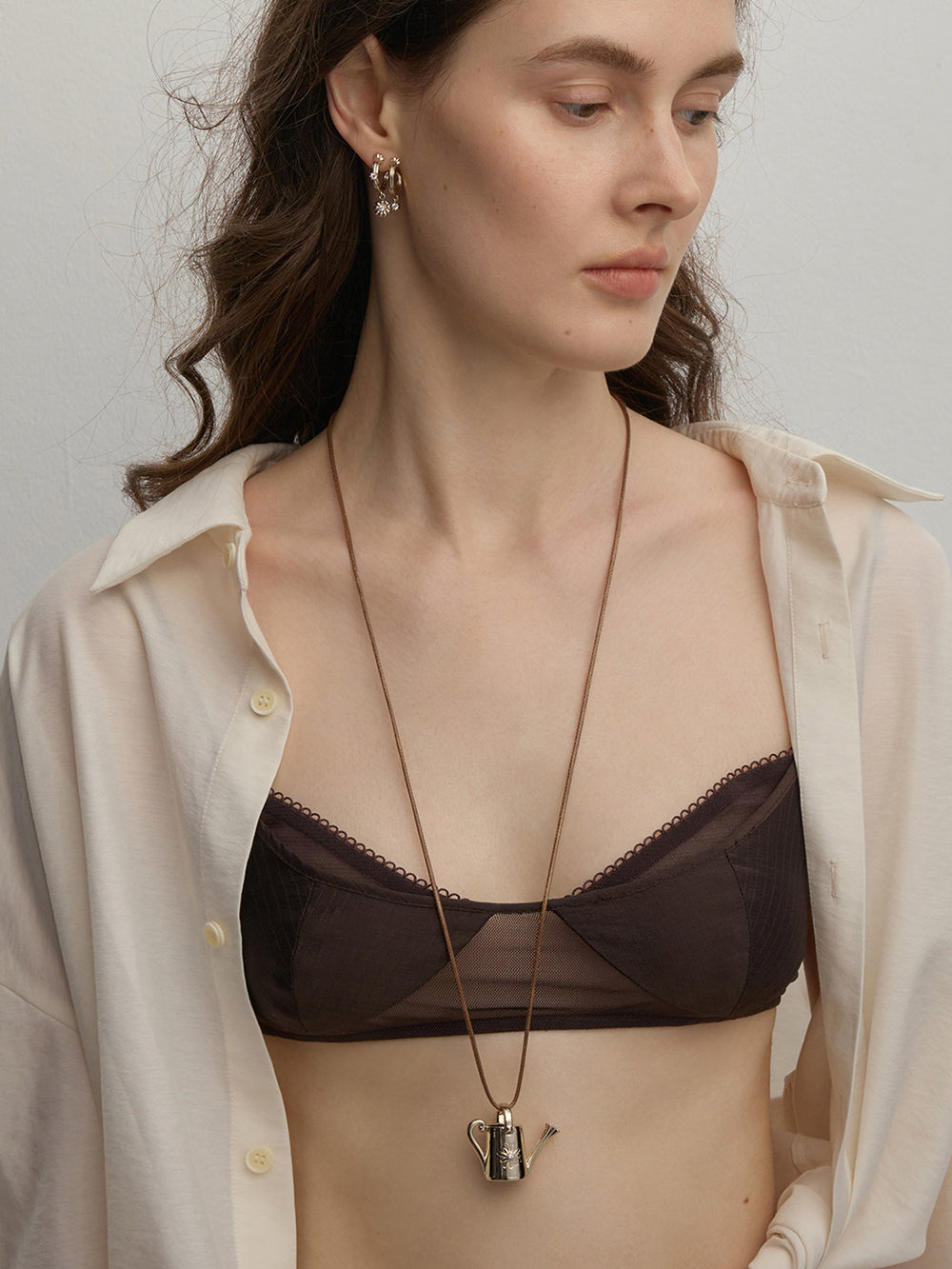 MUKTANK×SUN HUNTER Garden Watering Can Pull-Chain Necklace