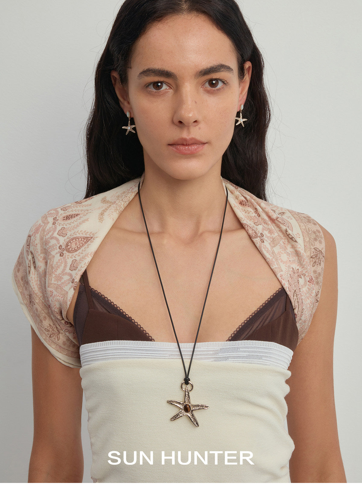 MUKTANK×SUN HUNTEROcean Starfish Slide Necklace
