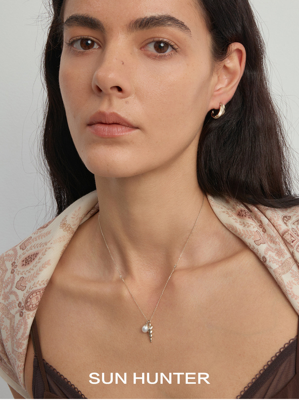 MUKTANK×SUN HUNTEROcean Conch Plain Chain
