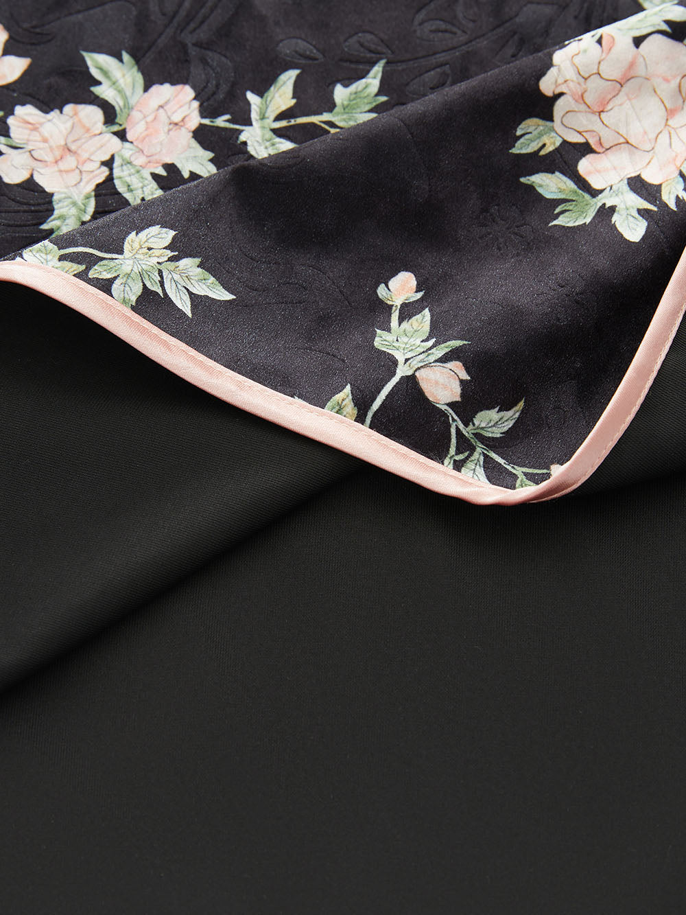 MUKZIN Linglong "Yuhuan" Chinese Velvet Cape Cheongsam Dress