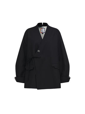 MUKZIN Linglong New Chinese-syle Improved Taoist Robe Collar Suit Jacket