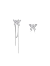 MUKTANK x SUN HUNTER AB Double-Layer Butterfly Tassel Earrings