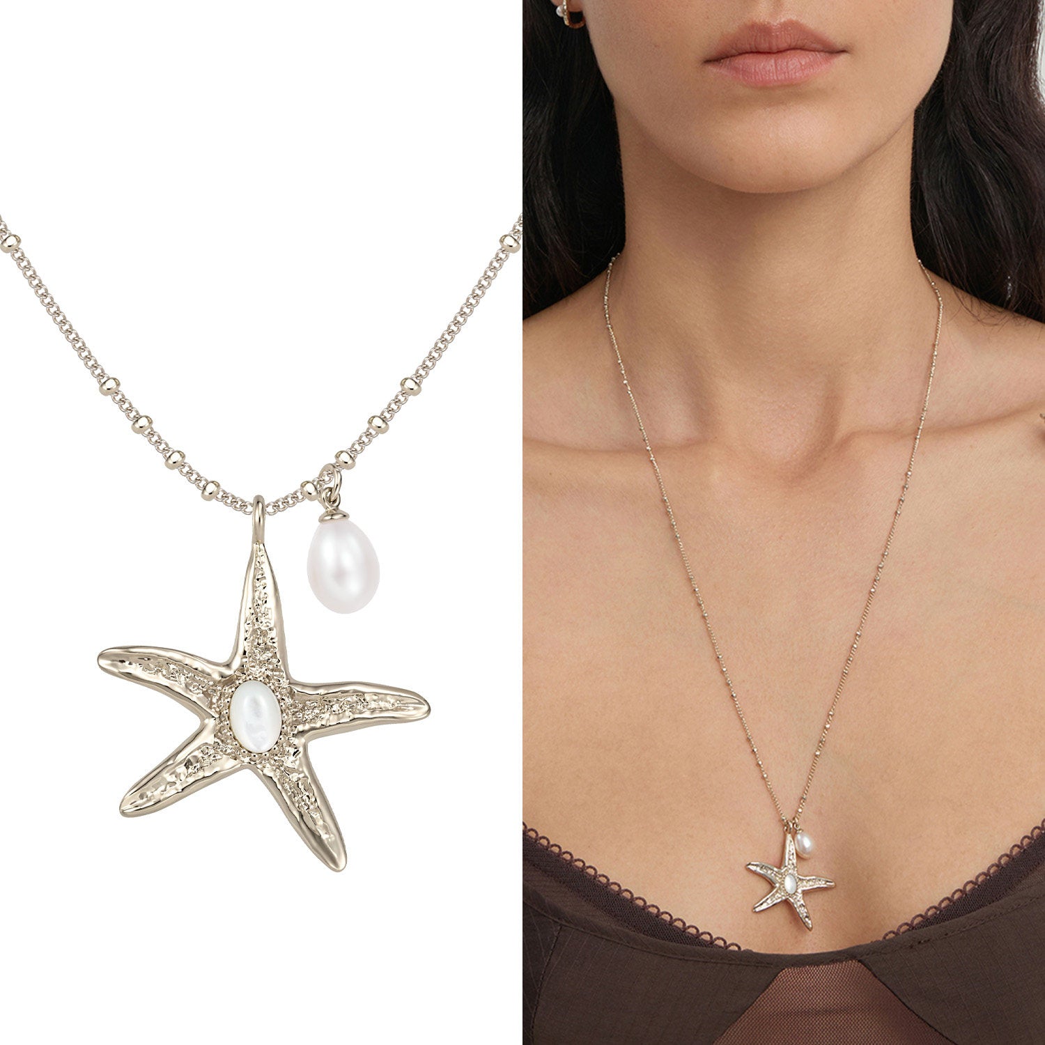 MUKTANK×SUN HUNTEROcean Starfish Plain Chain