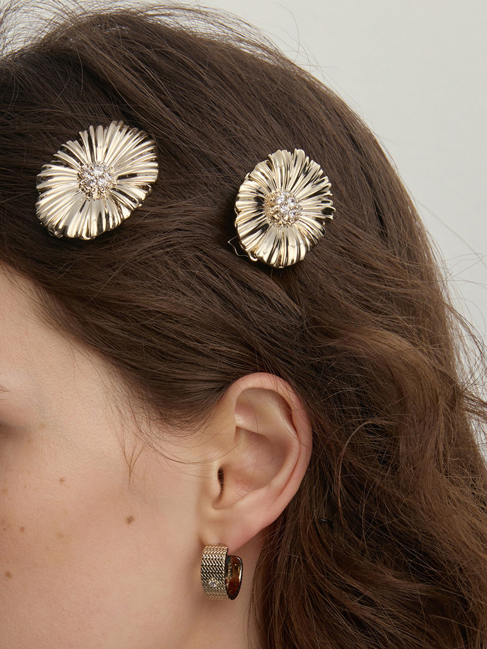 MUKTANK×SUN HUNTER Garden Daisy Hair Clip