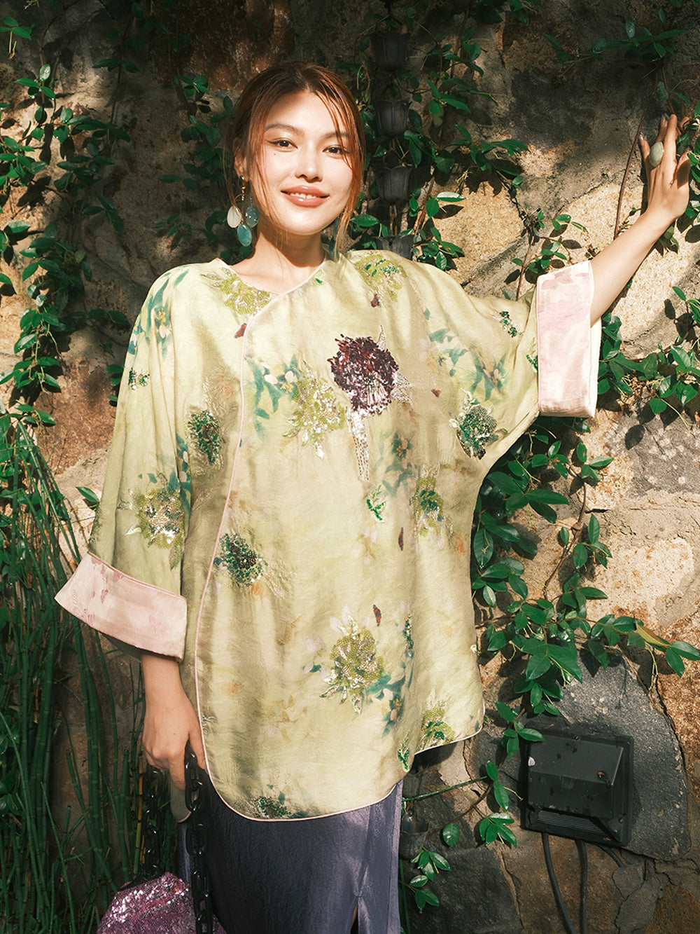 MUKZIN“Capsule Collection”Oriental Retro Qipao - Style Top