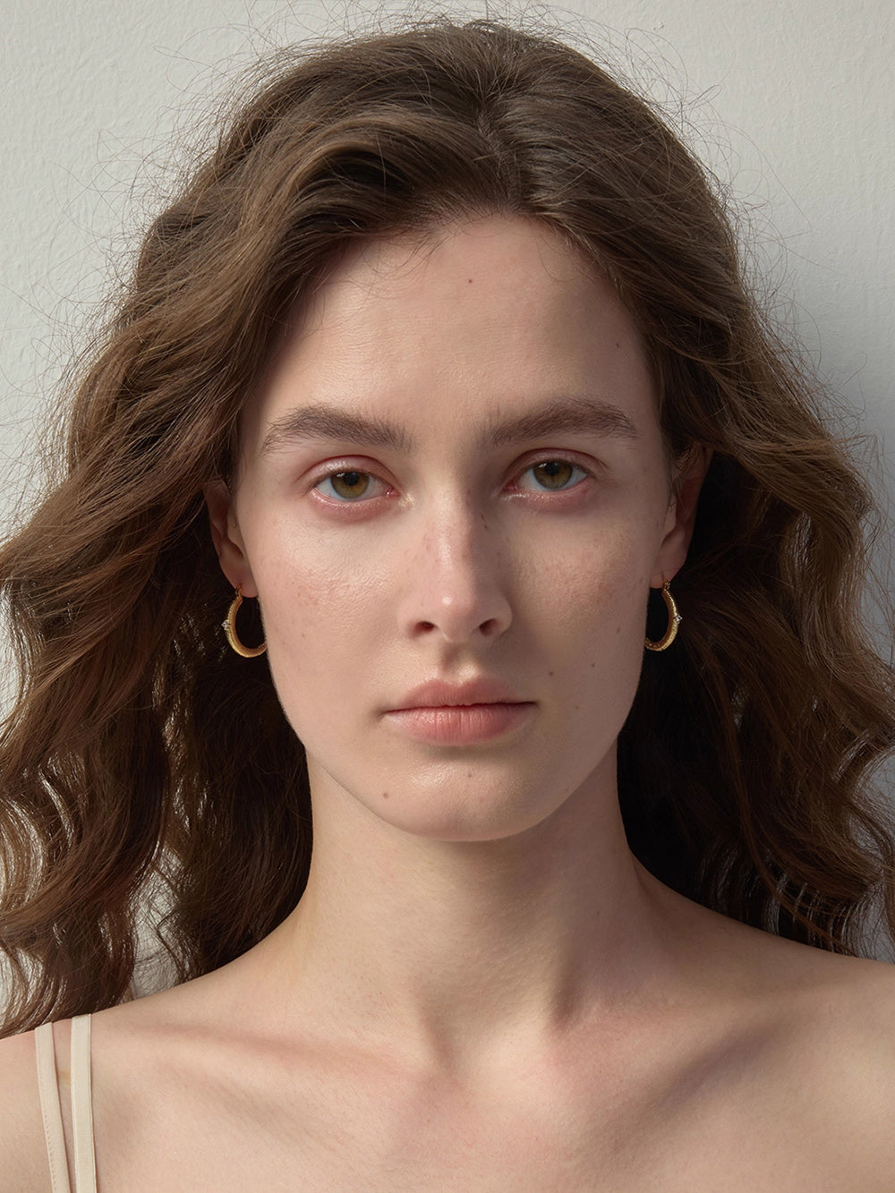 MUKTANK×SUN HUNTER Small-Sized Brushed Huggie Earrings