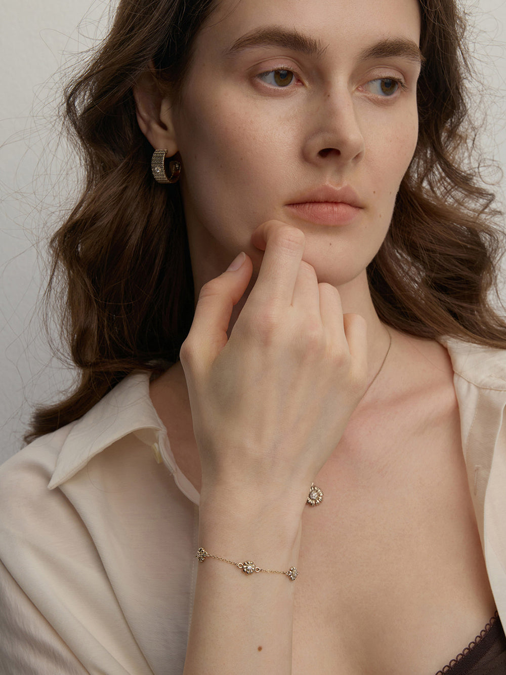 MUKTANK×SUN HUNTER Garden Mini Daisy Bracelet
