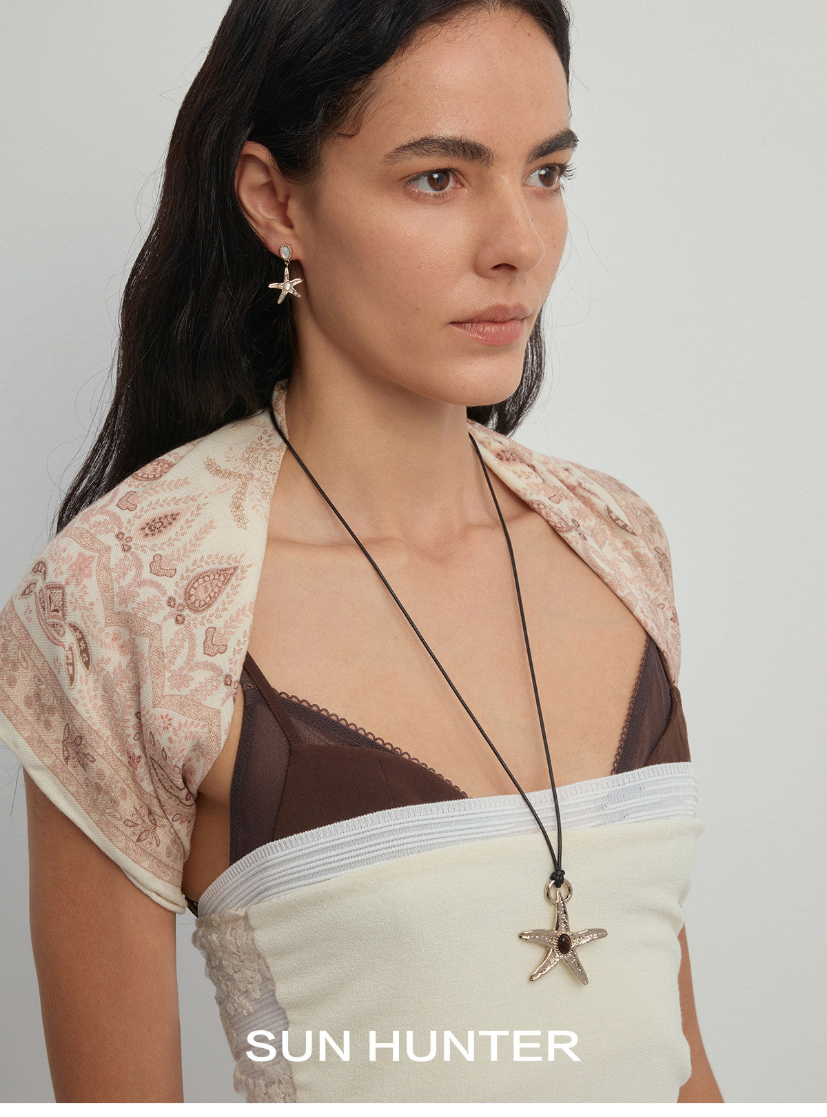 MUKTANK×SUN HUNTEROcean Starfish Slide Necklace