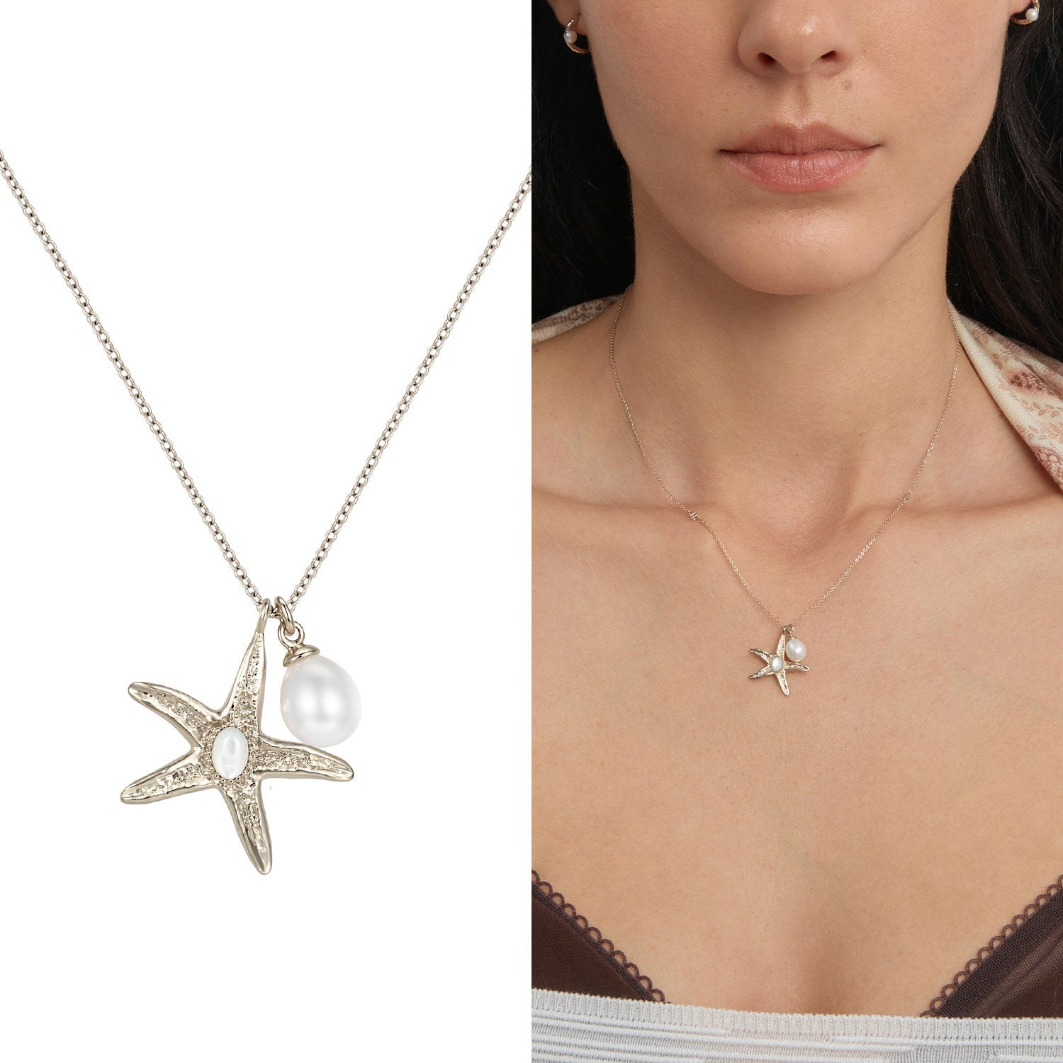 MUKTANK×SUN HUNTEROcean Starfish Plain Chain