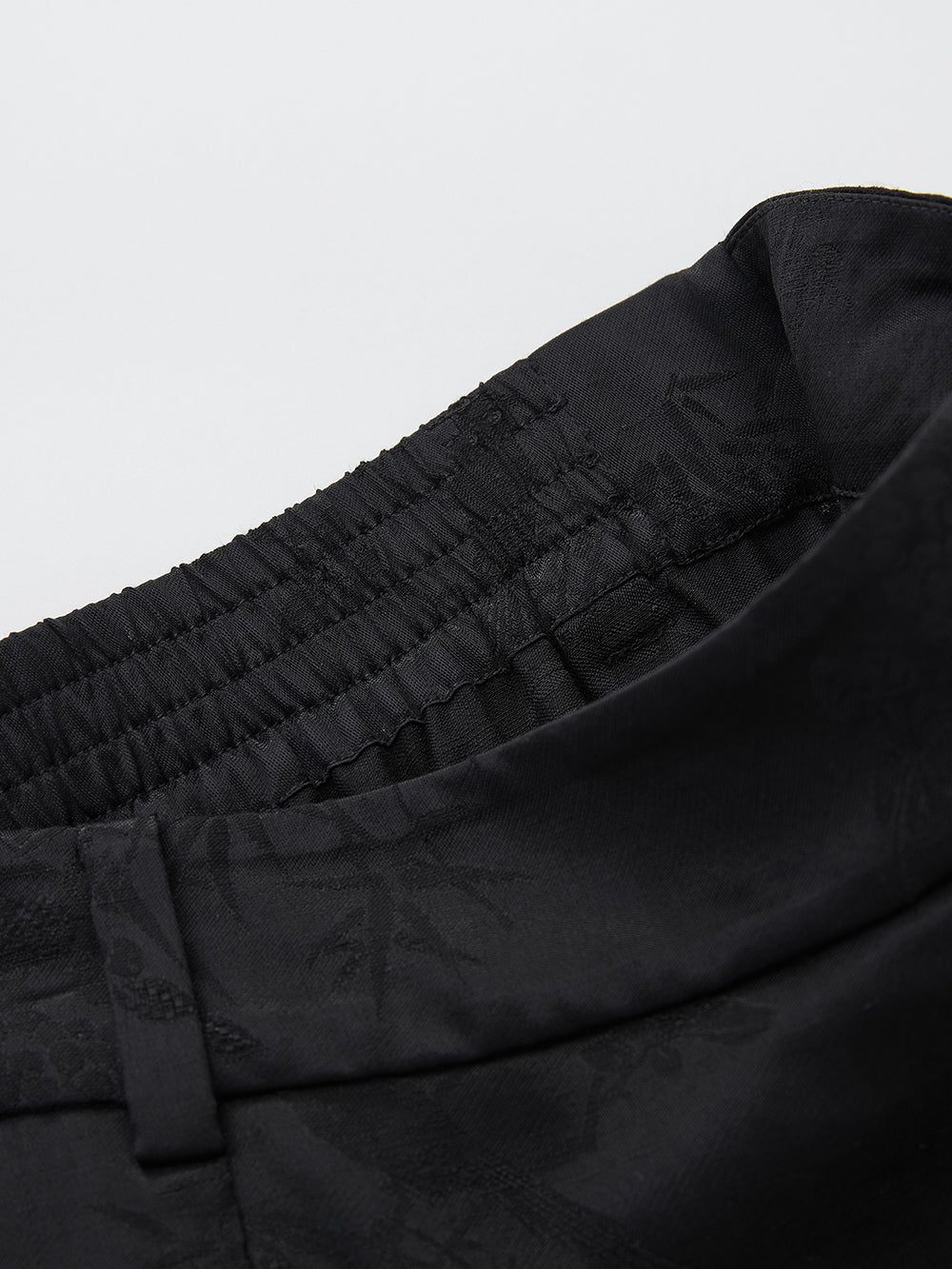 MUKZIN SpringPrelude “Peacock Feather” New Chinese Style Fake Two-piece Wide Leg Trousers Spring Summer