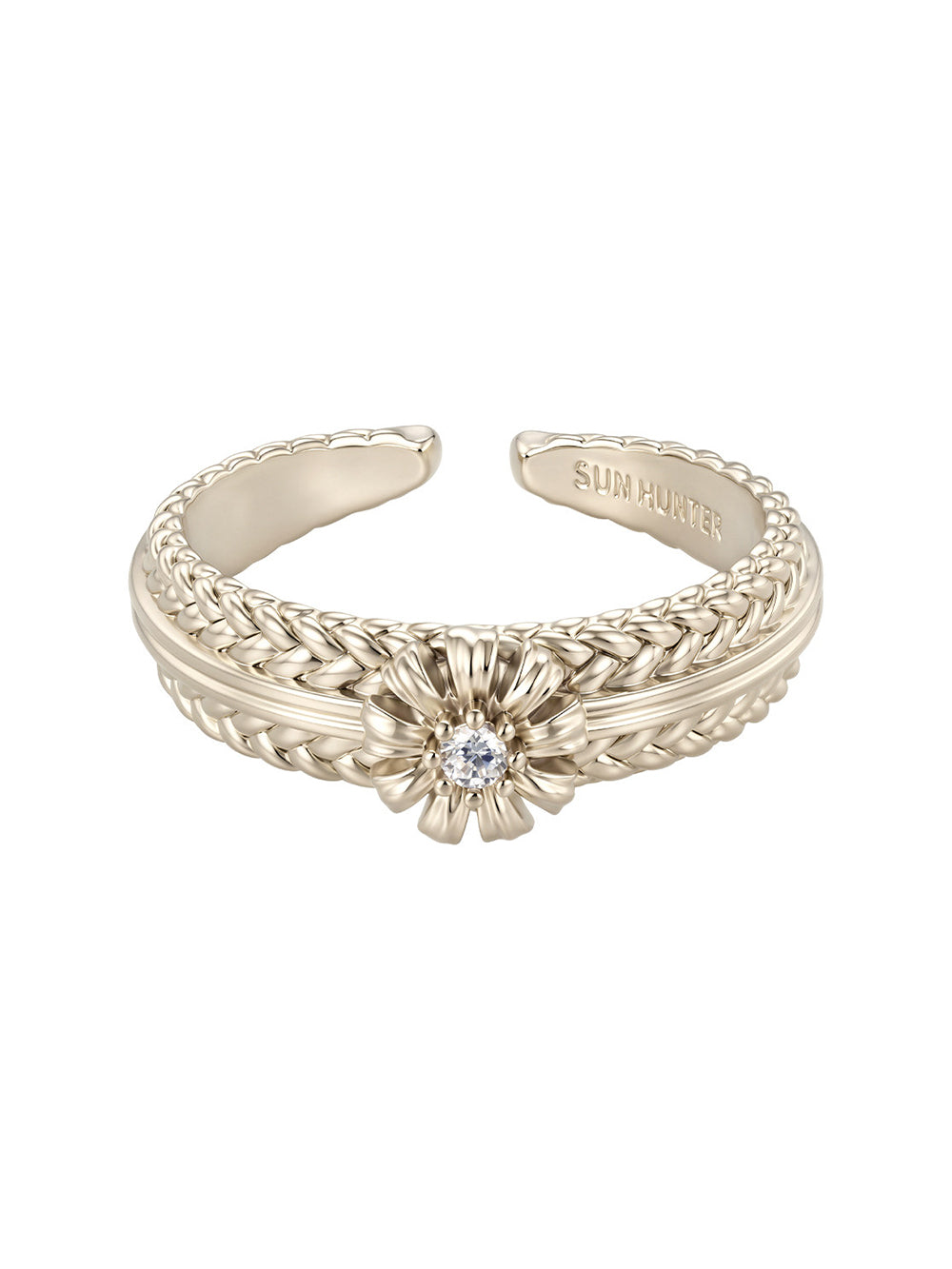 MUKTANK×SUN HUNTER Garden Daisy Woven Ring