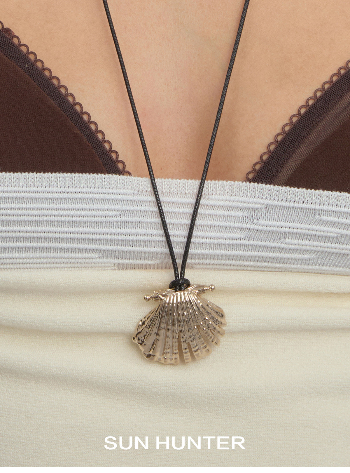 MUKTANK×SUN HUNTEROcean Shell Slide Necklace