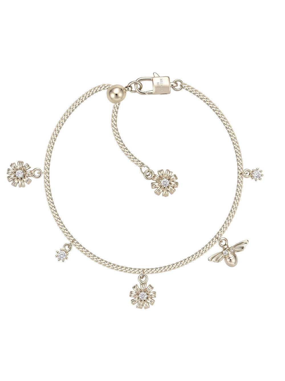 MUKTANK×SUN HUNTER Garden Daisy & Bee Bracelet