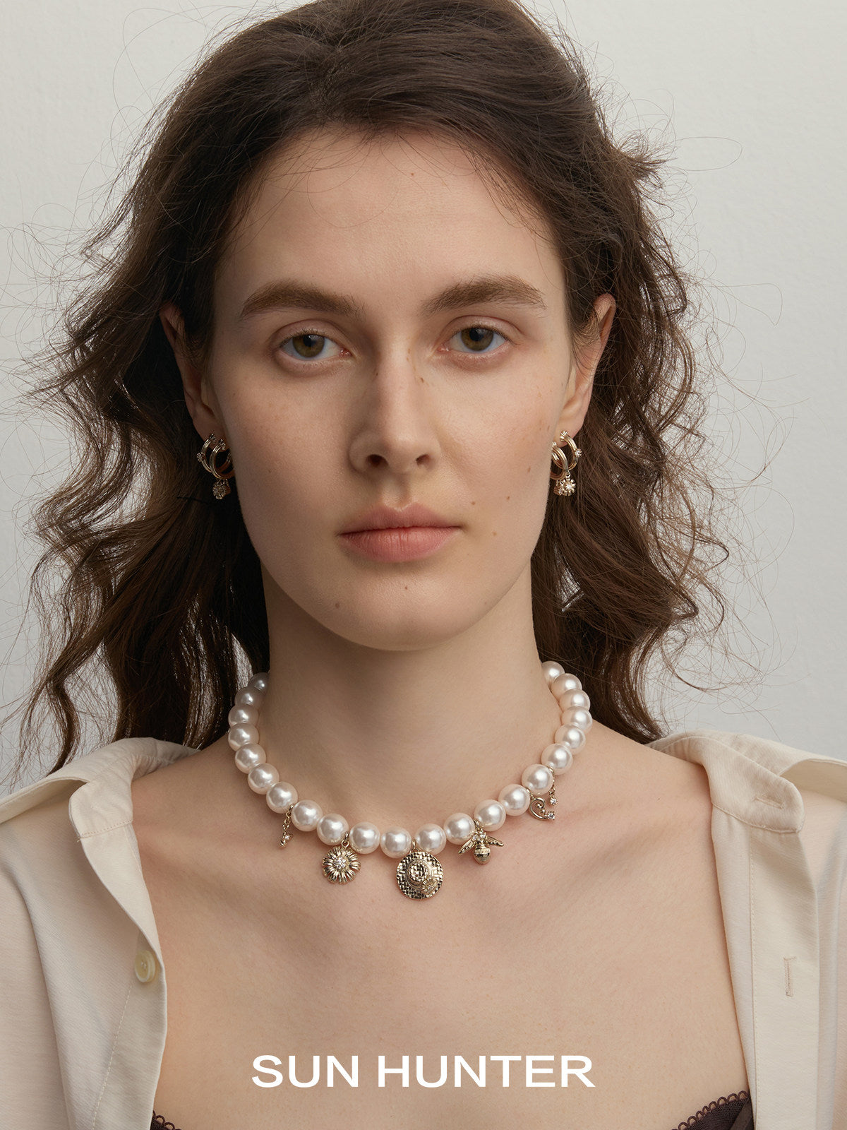 MUKTANK×SUN HUNTER Garden Pearl Necklace