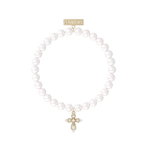 MUKTANK×SUN HUNTER Simple lace cross bracelet