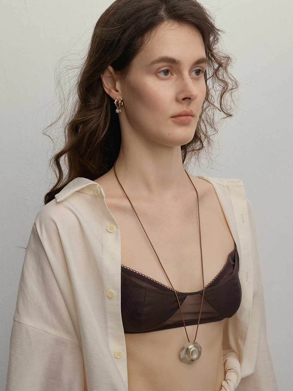 MUKTANK×SUN HUNTER Garden Daisy Woven Hat Pull-Chain Necklace