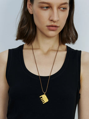MUKTANK×SUN HUNTER Elephant Comb Necklace