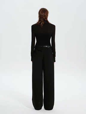 MUKTANK×MODULER Slim-Fit "Paper-Doll" Knit-Blend Blazer