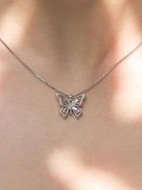 MUKTANK×SUN HUNTER “Emergence”Lace Little Butterfly Simple Chain