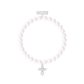 MUKTANK×SUN HUNTER Simple lace cross bracelet