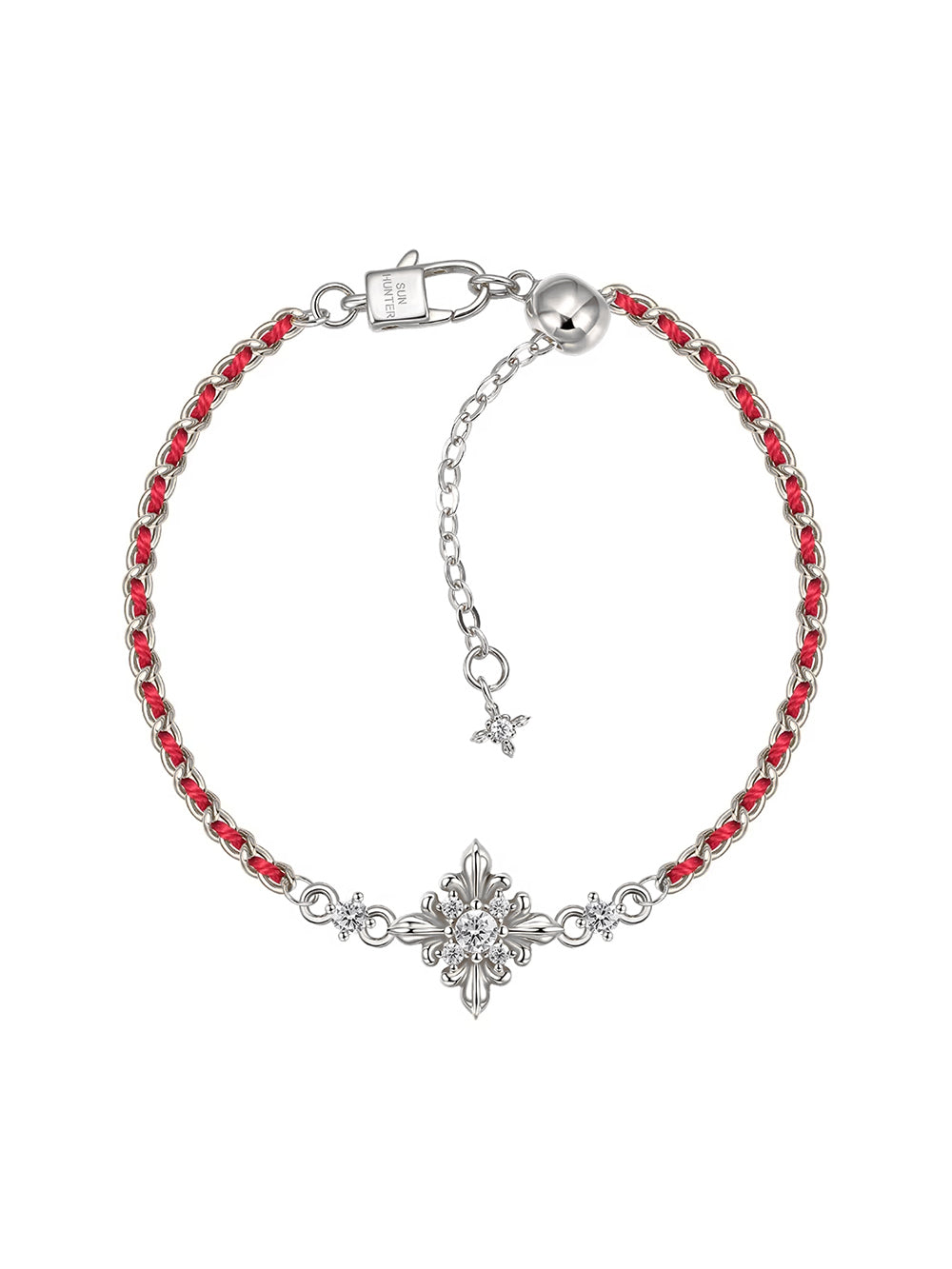 MUKTANK×SUN HUNTER Iris Woven Red String Bracelet