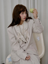 MUKTANK×LOUMUTAKU Polka Dot Bow Collar Set (Jacket Included)