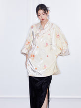 MUKZIN Spring Prelude"Zui Haitang" New Chinese-style Velvet Cheongsam-collar Cloak