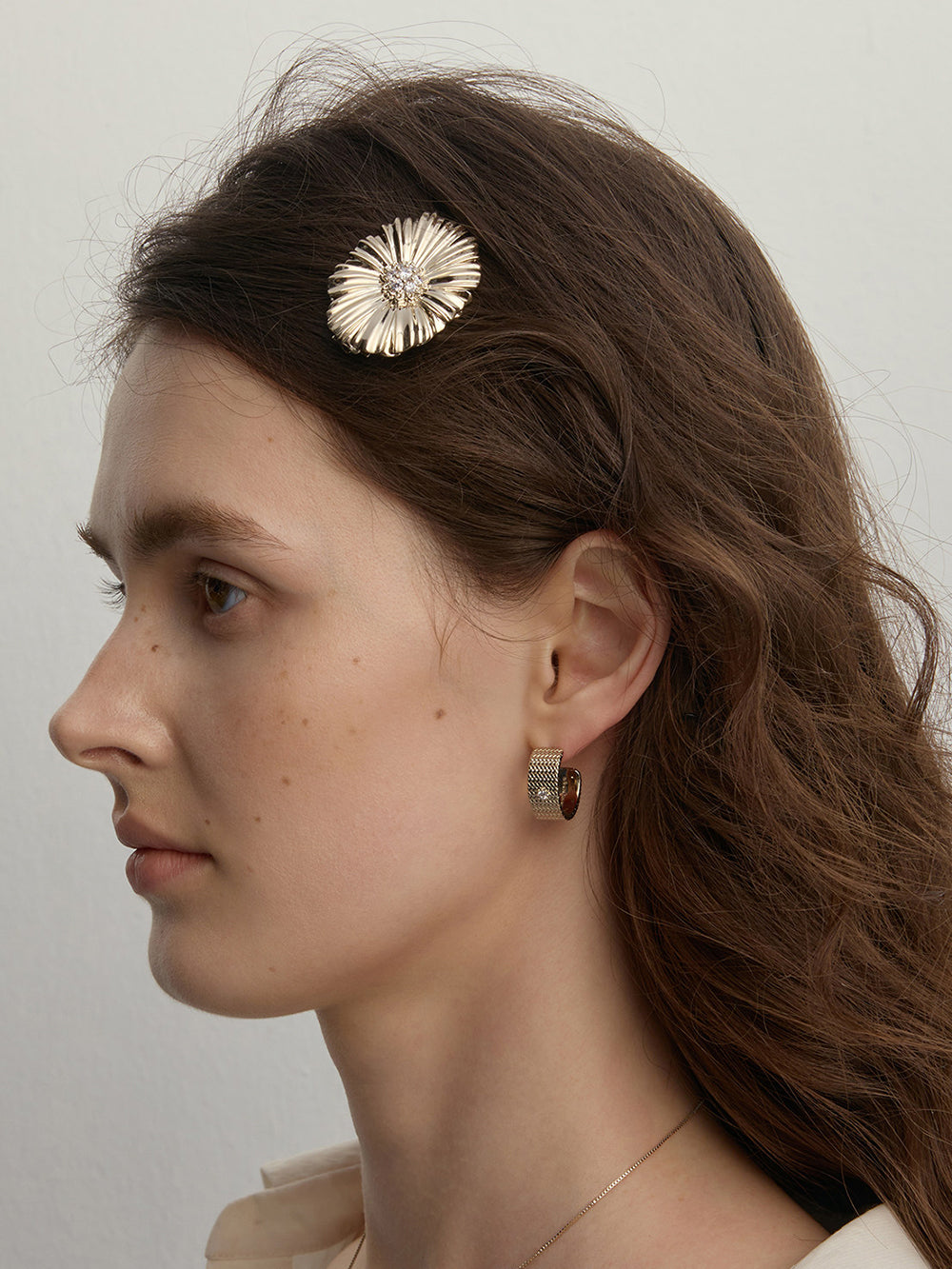 MUKTANK×SUN HUNTER Garden Daisy Hair Clip