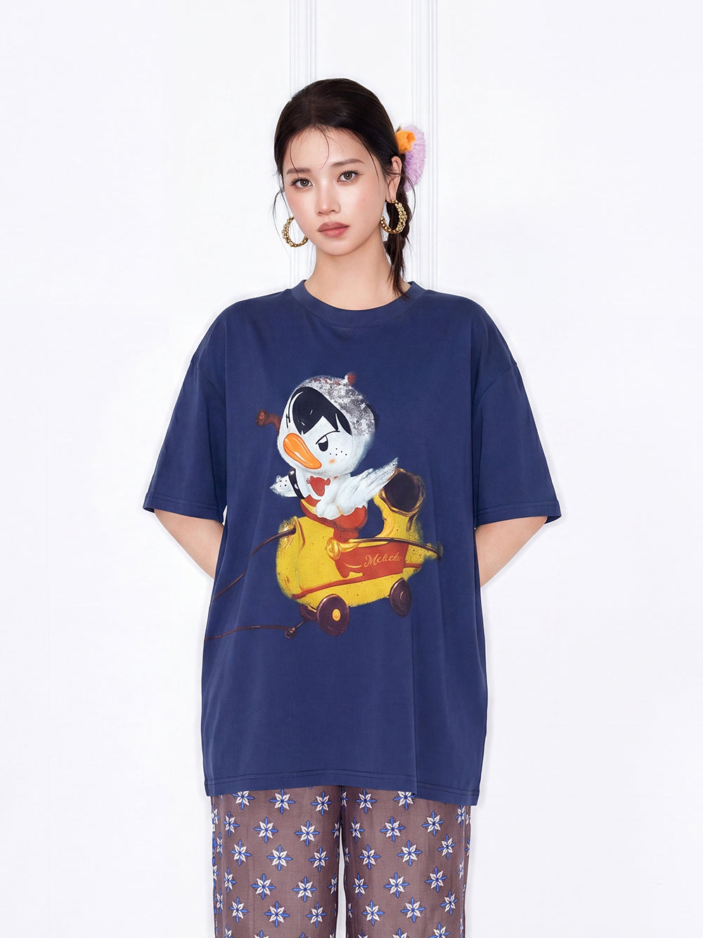 MUKZIN×"Capsule Collection" Modern Chinese Relaxed Short Sleeve T-Shirt