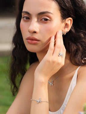 MUKTANK×SUN HUNTER “Emergence”Single Butterfly Bracelet