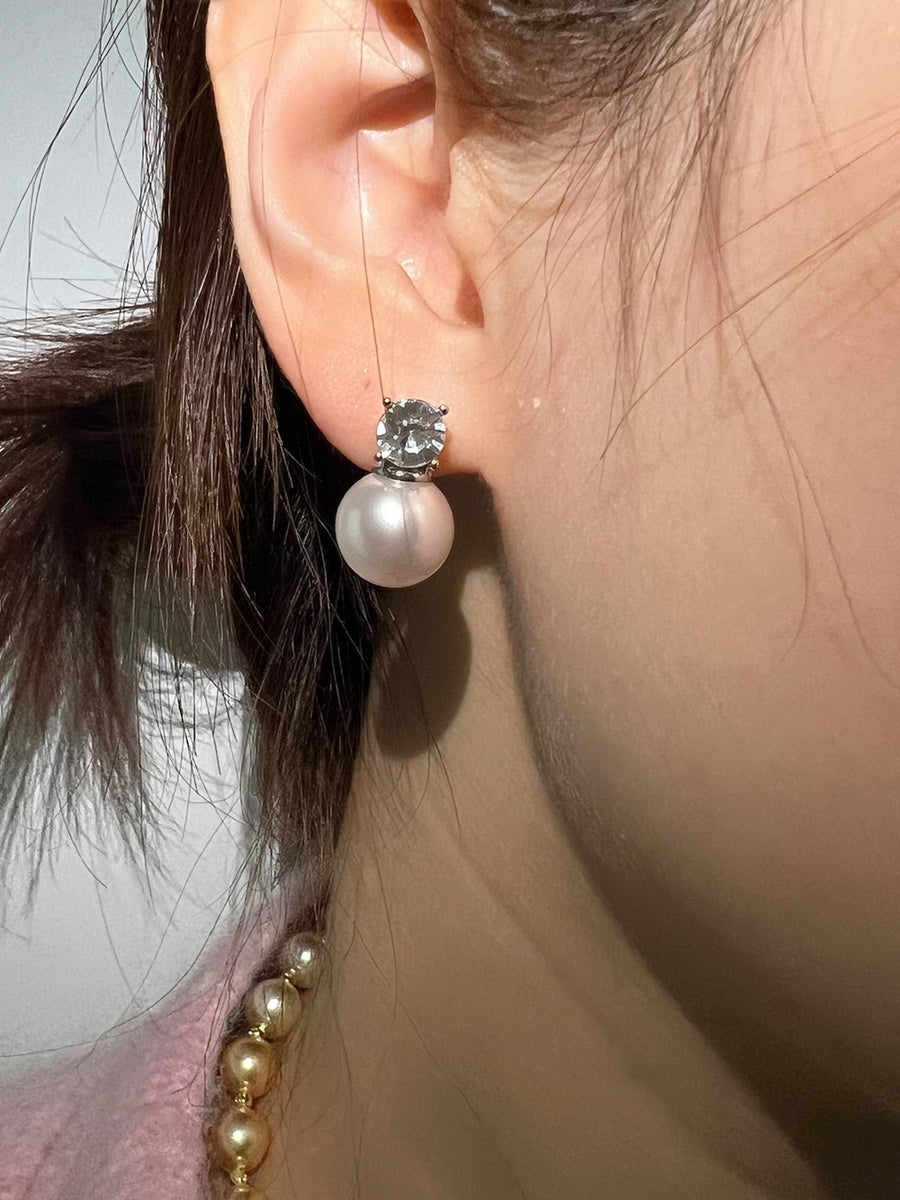 【TATIANA】 Moissanite Pearl Earrings ★送料・関税込★ 1_c16bb0e1-7761-48e8-a3f2-
