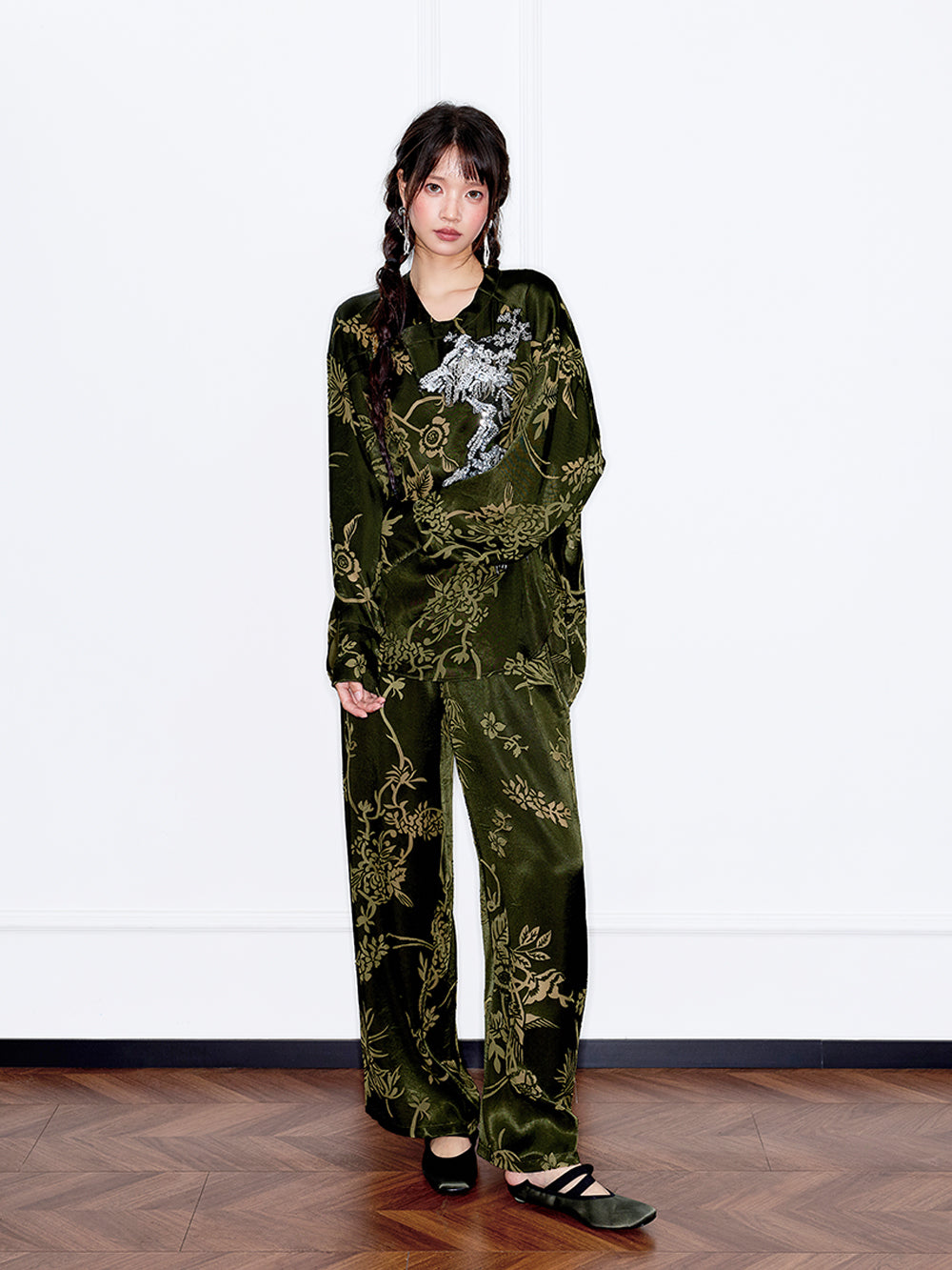 MUKZIN“Capsule Collection”Vintage Loose Long-Sleeve Chinese-Style Shirt