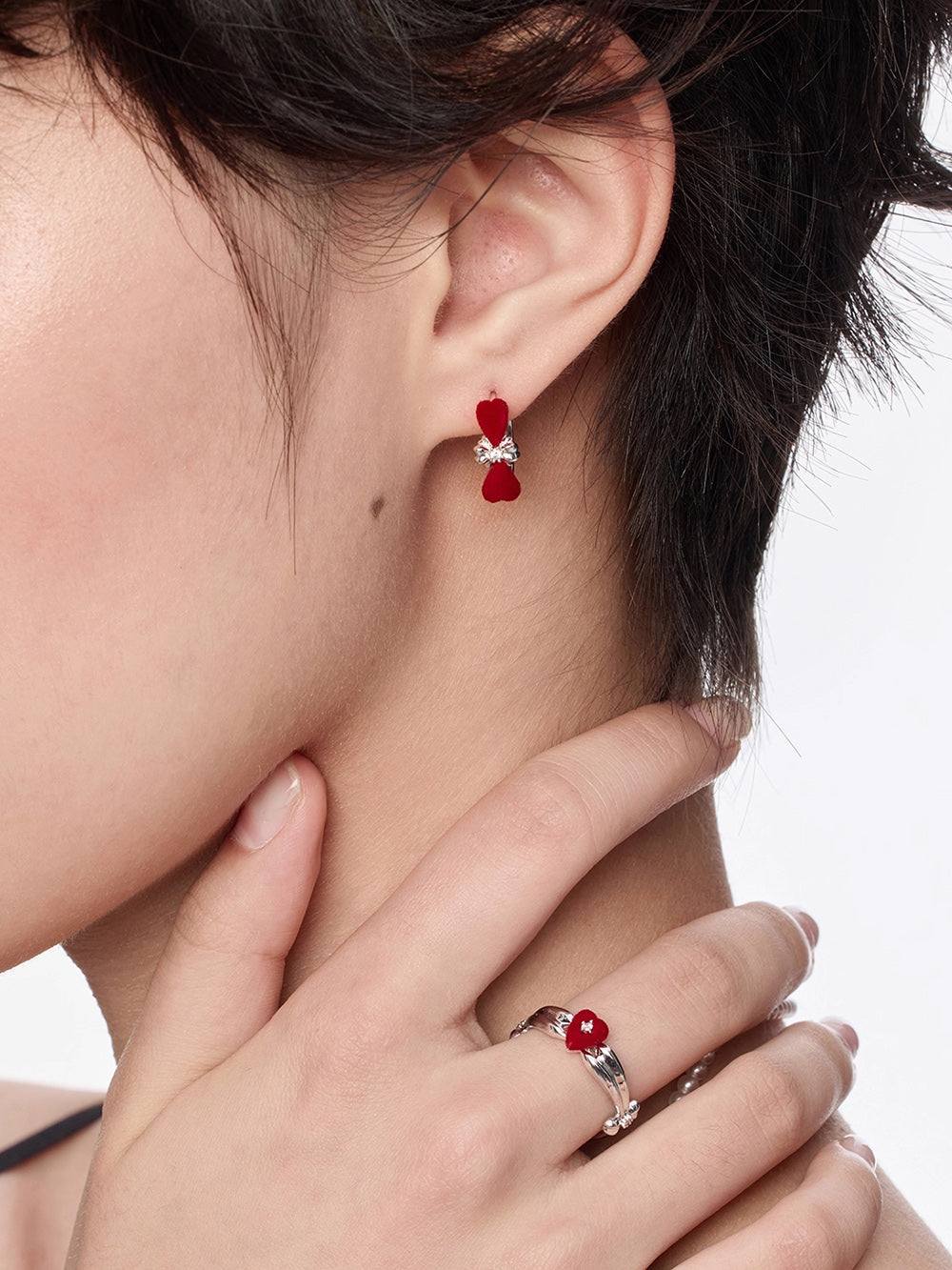 MUKTANK×SUN HUNTER Velvet Heart Ring