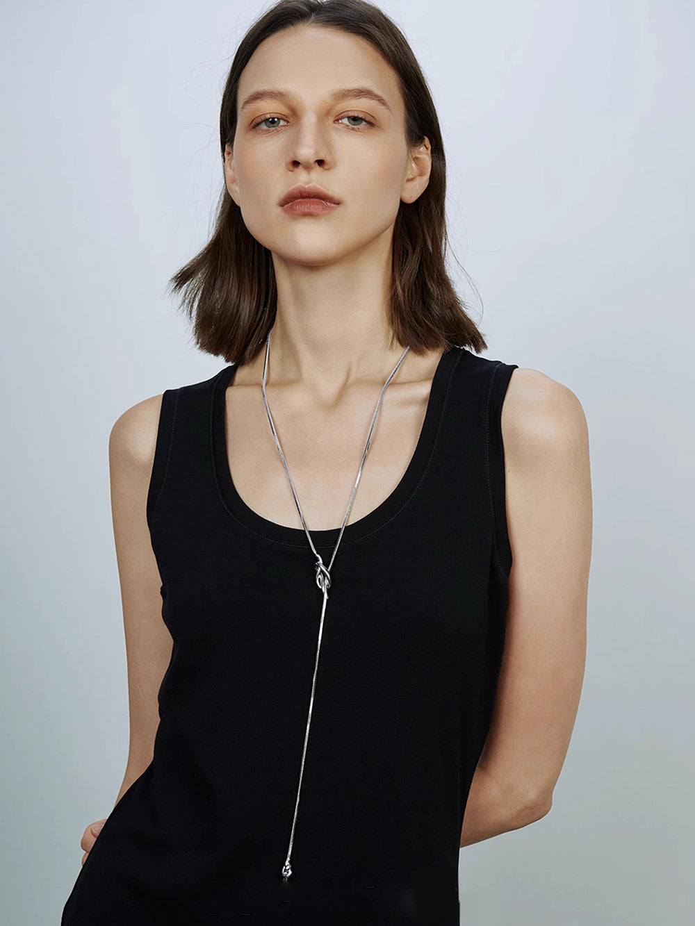 MUKTANK×SUN HUNTER Knot Drawstring Necklace