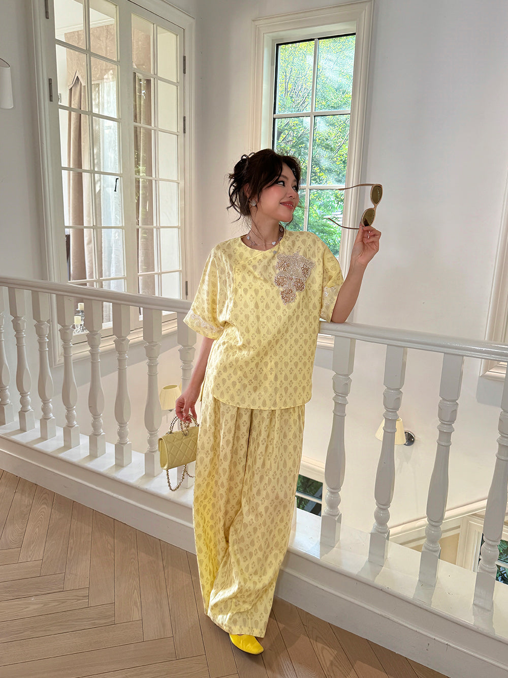 MUKZIN×Capsule CollectionNew Chinese-style traditional handicraft embroidery casual linen shirt