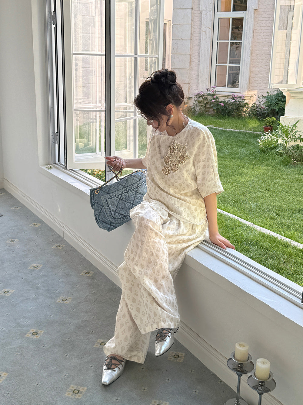 MUKZIN×Capsule CollectionNew Chinese-style traditional handicraft embroidery casual linen shirt