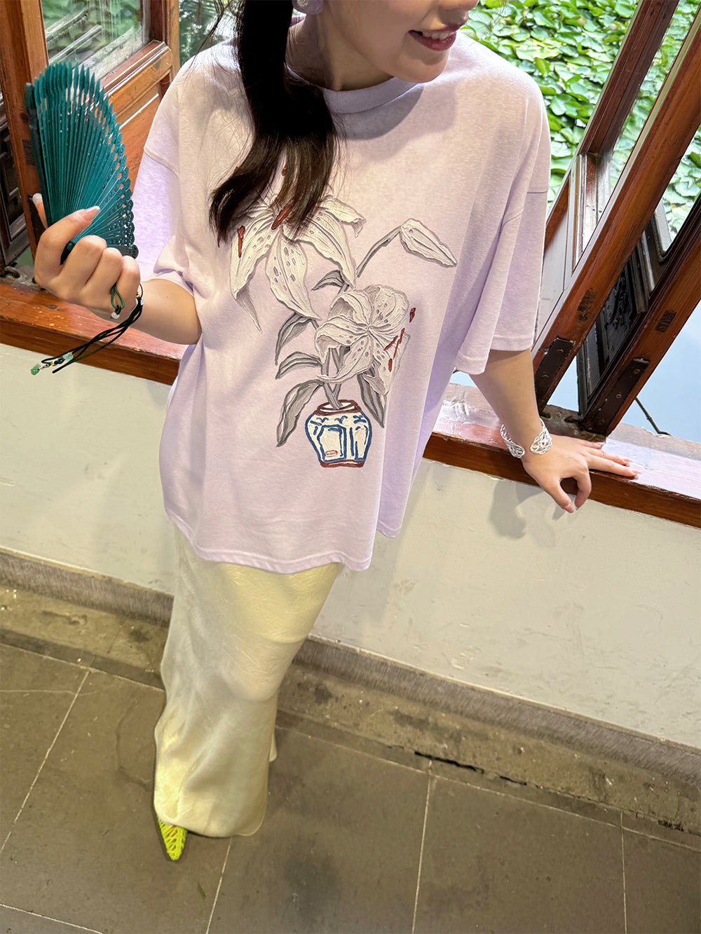 MUKZIN×Capsule Collection New Chinese-style design print loose and versatile short-sleeved T-shirt
