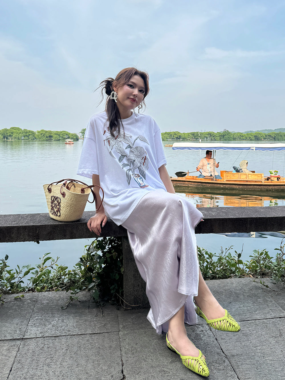 MUKZIN×Capsule Collection New Chinese-style design print loose and versatile short-sleeved T-shirt