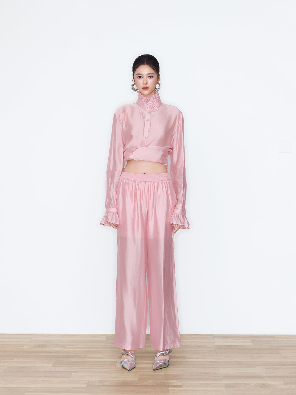 MUKZIN×Flourishing Blooms New Chinese-Style Embroidered Trousers