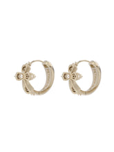 MUKTANK×SUN HUNTER Lace cross ear clips