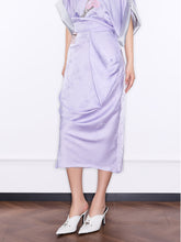 Mukzin "Ode To The New Summer"New Chinese-Style Elegant Half Skirt With Bamboo Leaf Print