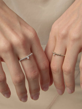 MUKTANK×SUN HUNTER Wire-Wrapped Beaded Ring - S925 Silver