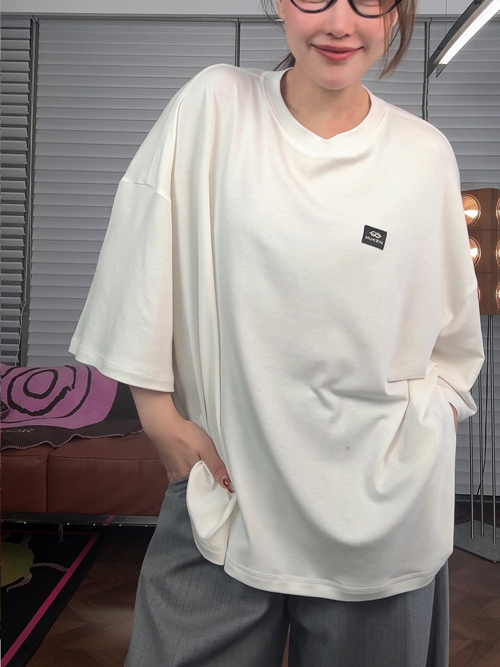 MUKZIN“Capsule Collection”Comfortable Basic T-Shirt
