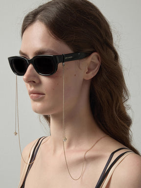 MUKTANK×SUN HUNTER Vintage Faux Pearl Eyeglass Chain