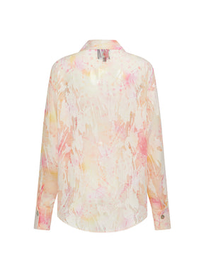 MUKZIN“Capsule Collection”New Chinese Style Iridescent Embroidery Top