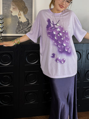 MUKZIN“Capsule Collection”Cartoon Fruit Jelly Pattern T-Shirt
