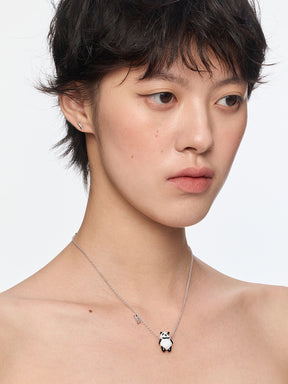 MUKTANK×SUN HUNTER Suspender Panda Simple Necklace