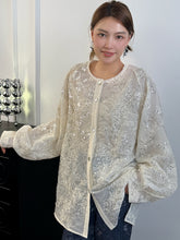 MUKZIN“Capsule Collection”White Chinese-style national trend shirt