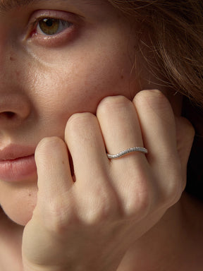 MUKTANK×SUN HUNTER Basic Wire-Wrapped Ring - S925 Silver