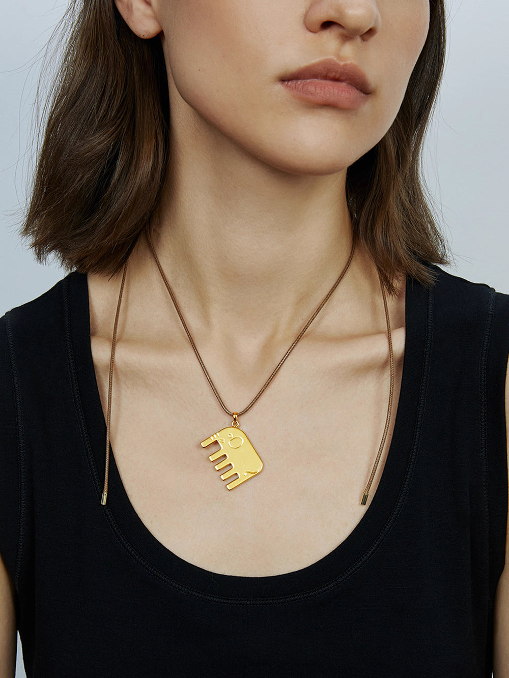 MUKTANK×SUN HUNTER Elephant Comb Necklace